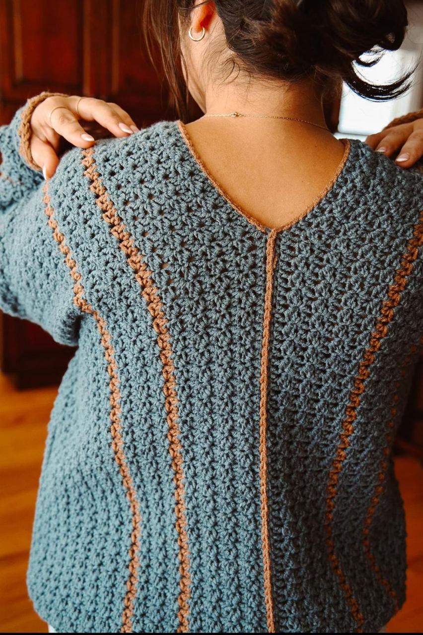 Springtide Pullover Häkelanleitung PDF