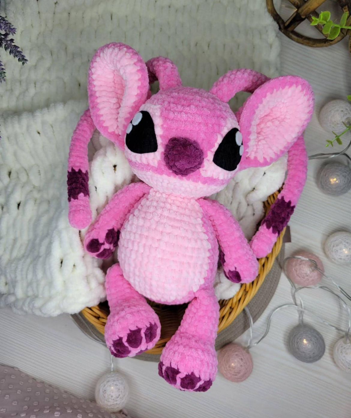 Stitch & Angel Modèle de Crochet PDF en français