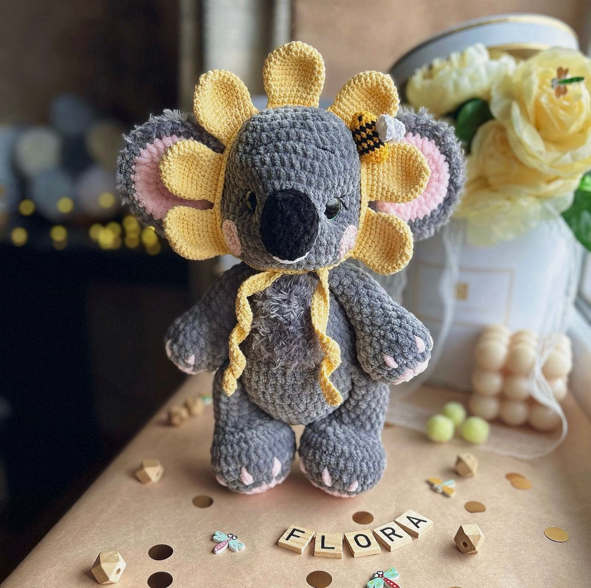 Flora der koala Häkelanleitung PDF