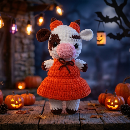 Halloween-Kuh Häkelanleitung PDF 🇩🇪