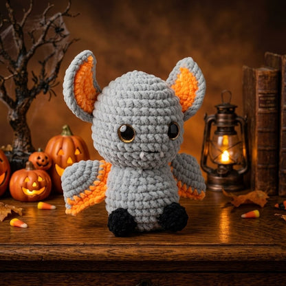 Die kleine Halloween-Fledermaus Häkelanleitung 🇩🇪
