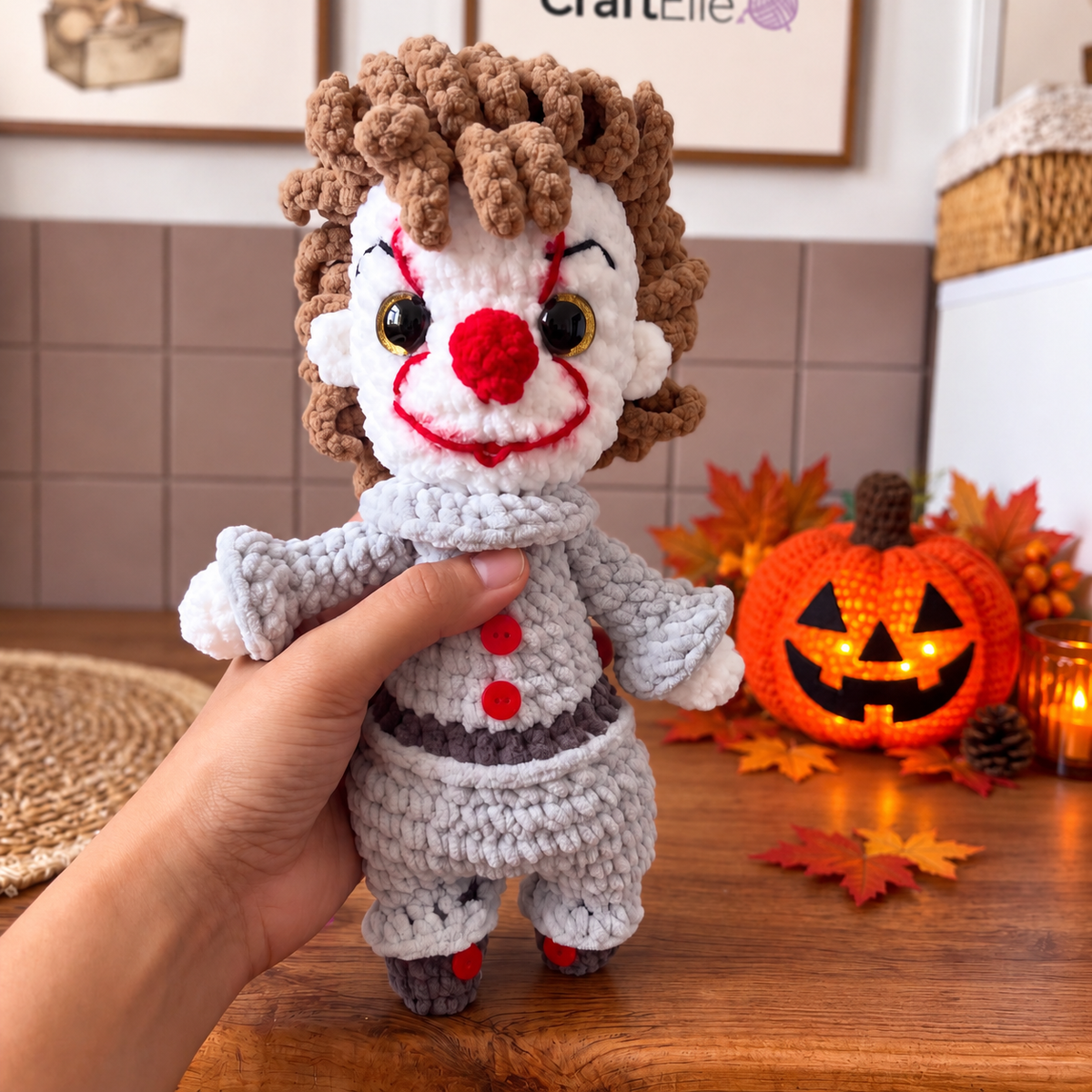 Pennywise Der Tanzende Clown Häkelanleitung  🇩🇪