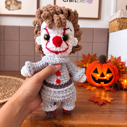 Pennywise Der Tanzende Clown Häkelanleitung  🇩🇪