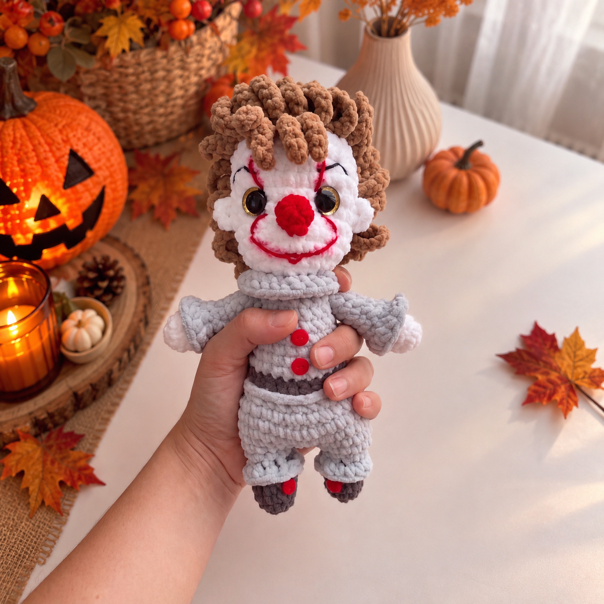 Pennywise Der Tanzende Clown Häkelanleitung  🇩🇪