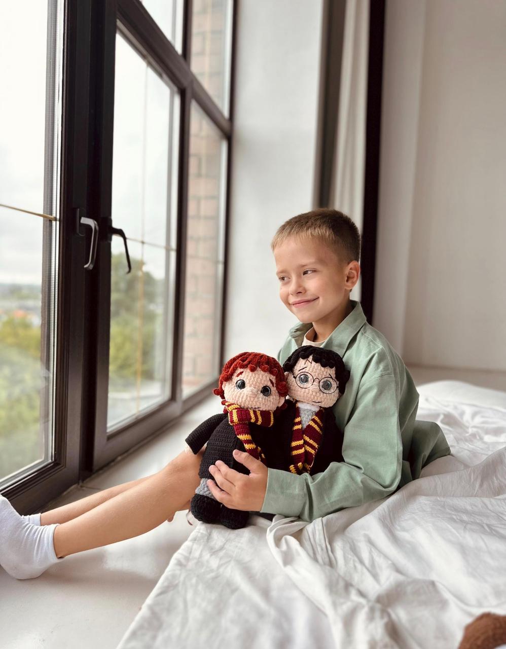 Harry Potter Wizards Häkelanleitung – Trio + Eule PDF