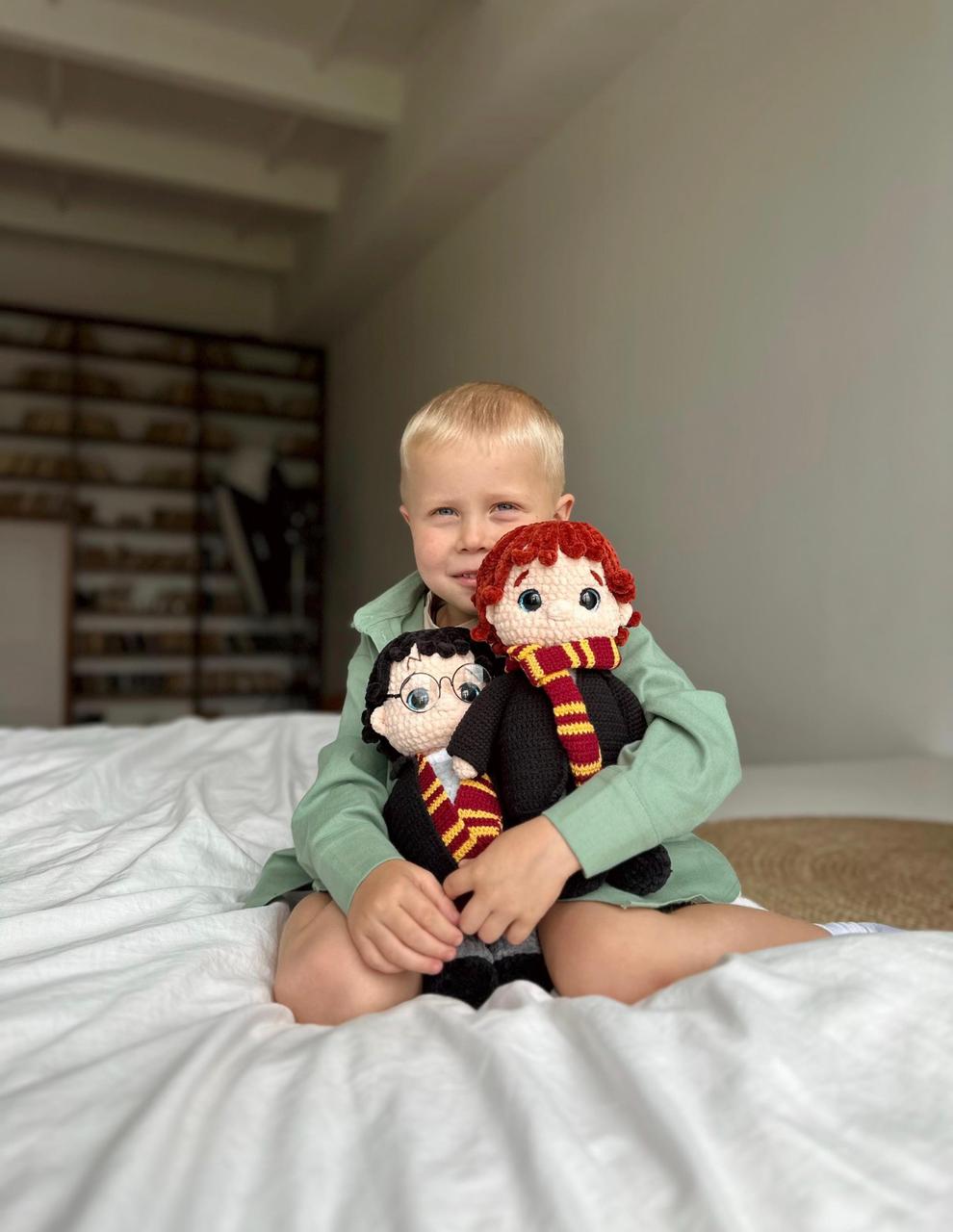 Harry Potter Wizards Häkelanleitung – Trio + Eule PDF