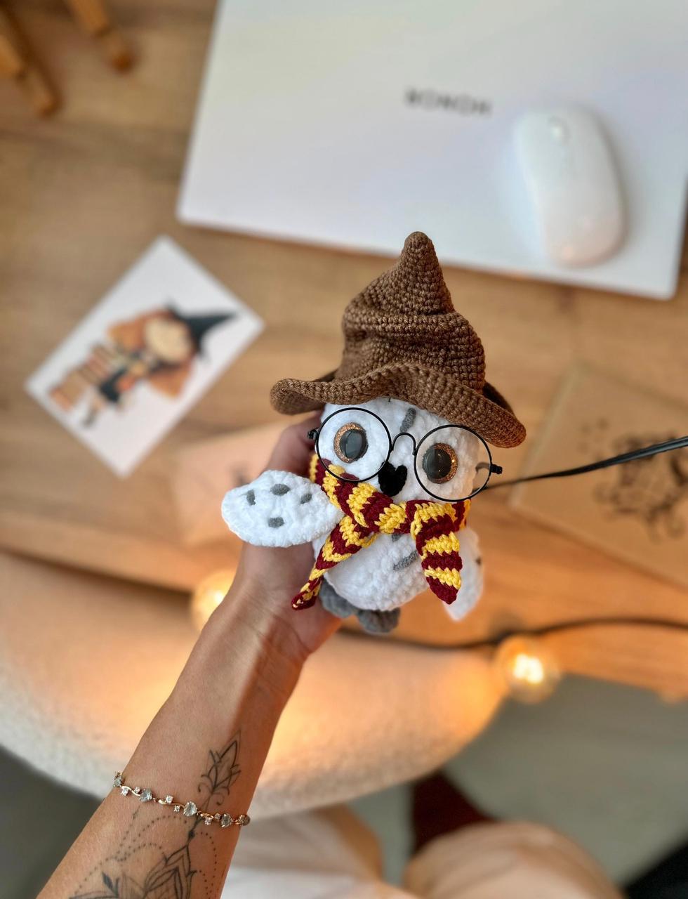 Harry Potter Wizards Häkelanleitung – Trio + Eule PDF