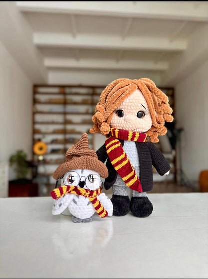 Harry Potter Wizards Häkelanleitung – Trio + Eule PDF