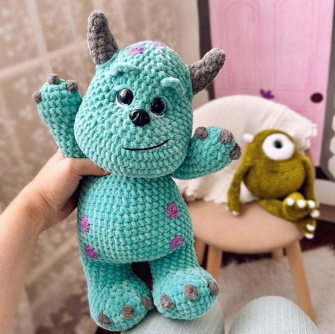 Monster Sullivan & Mike – Häkelanleitung PDF