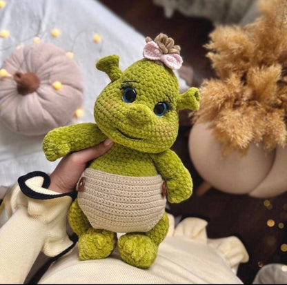Kleiner Oger mit Outfit – 2 in 1 Häkelanleitung PDF 🇩🇪