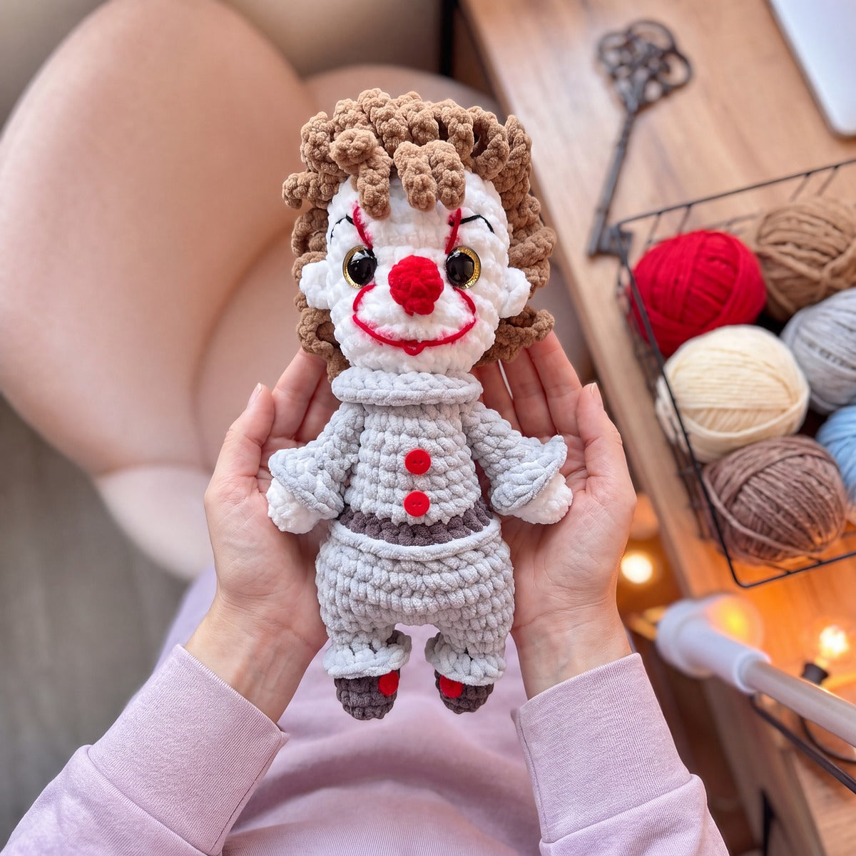 Pennywise Der Tanzende Clown Häkelanleitung  🇩🇪