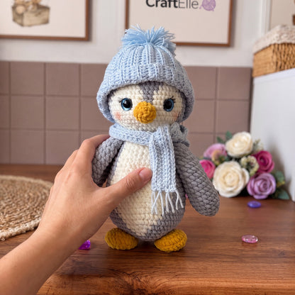 CHÄKEL-PINGUIN Häkelmuster PDF 🇩🇪