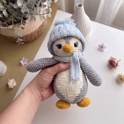 CHÄKEL-PINGUIN Häkelmuster PDF 🇩🇪