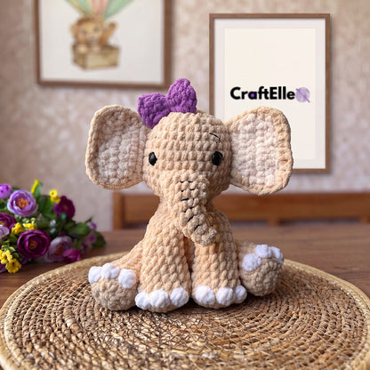Ellie Der Elefant Häkelanleitung PDF 🇩🇪