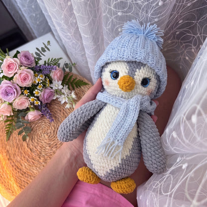 CHÄKEL-PINGUIN Häkelmuster PDF 🇩🇪